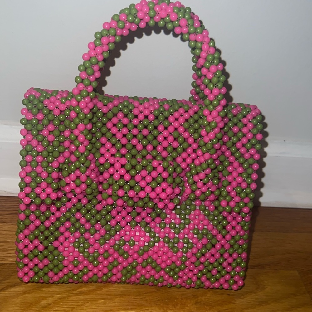 Handmade beaded purse